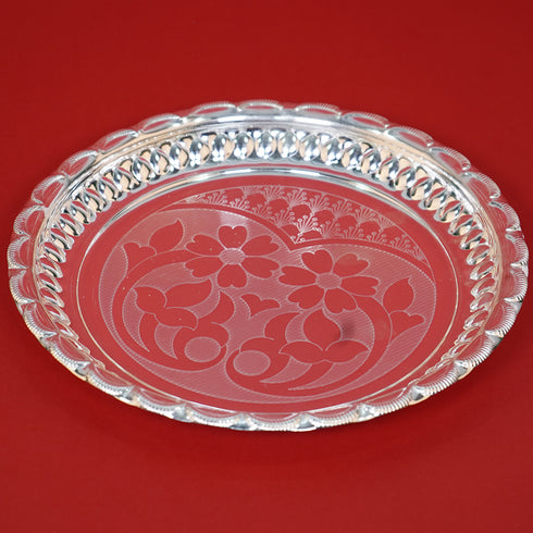 Pure Silver Designer Plate 162.59 grams